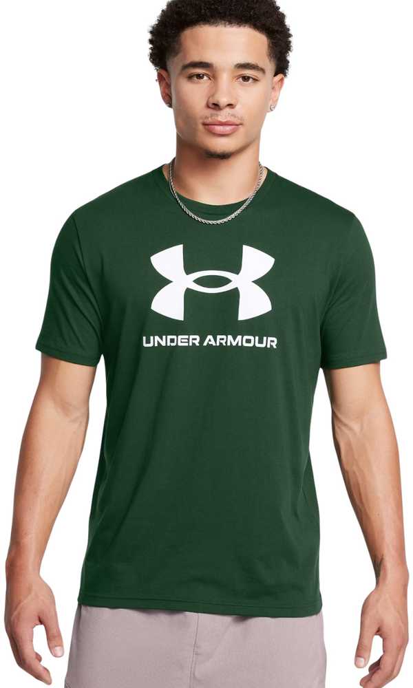 Vyriški marškinėliai Under Armour Sportstyle Logo žalia 1382911 301 (S)