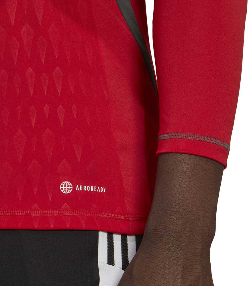 Vyriški vartininko marškinėliai „Adidas Tiro 23 Competition“ ilgomis rankovėmis raudona HL0007 (XL)