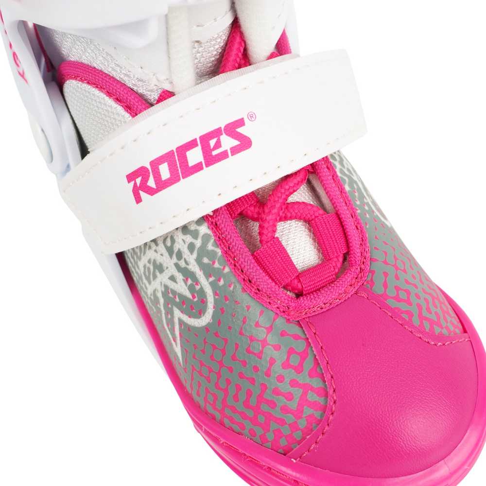 Łyżwy Roces Jokey Ice X balta ir-rožinė 450746 001 (30-33)
