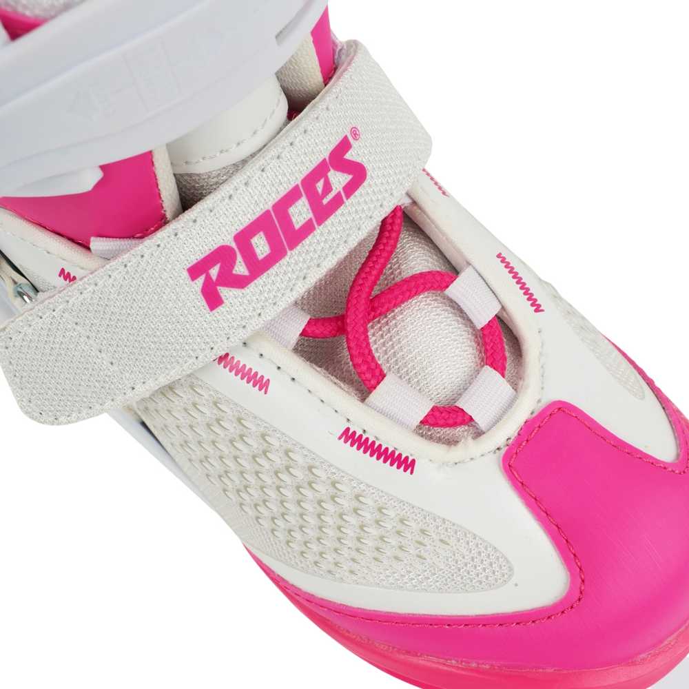 Łyżwy Roces Moody Ice X balta ir-rožinė 450744 001 (30-35)