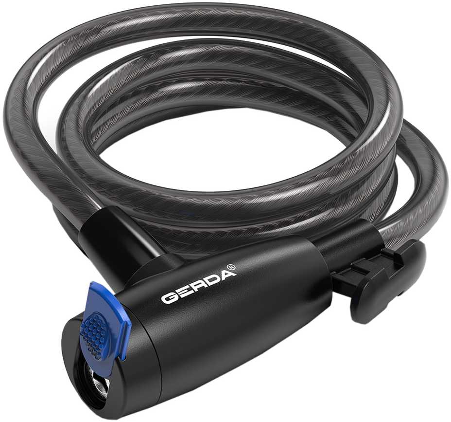 Gerda dviračio užraktas GERDA Flex 1500/10T 150cm 10mm universalus