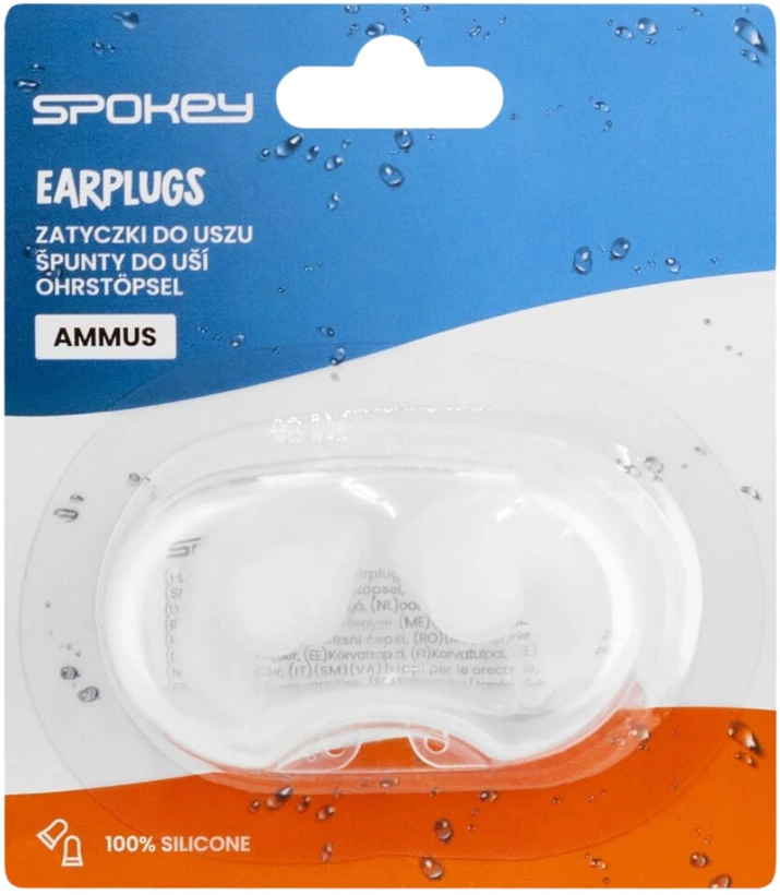 Ausų kištukai Spokey AMMUS, Balti