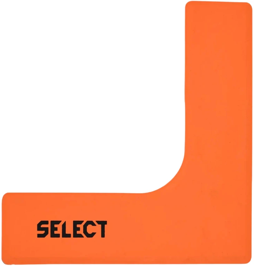 Lauko žymekliai plokšti kampai Select 4 vnt. oranžiniai 17197