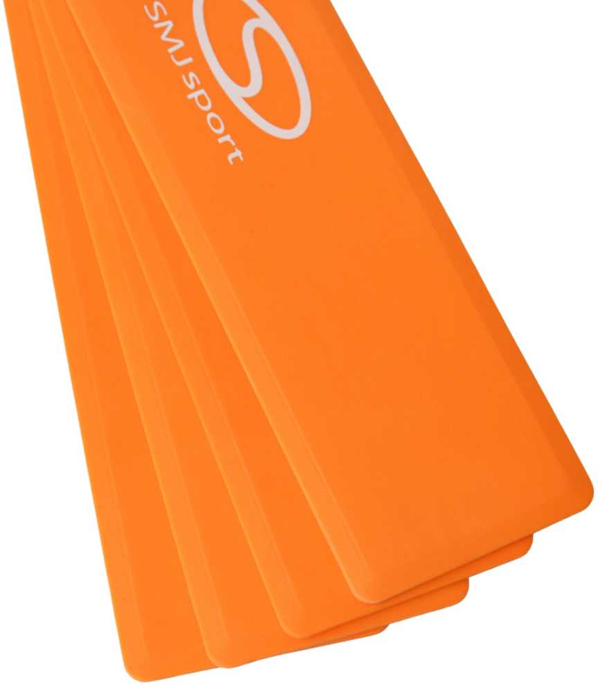 Plokšti aikštelės kampiniai žymekliai 25x25 cm 4 vnt. ryškiai oranžiniai SMJ sport ZPN-O
