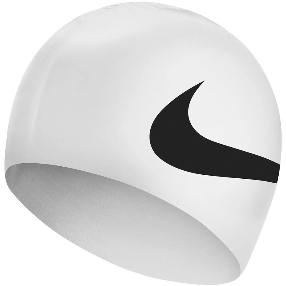 Nike Os Big Swoosh plaukimo kepuraitė balta NESS8163-100