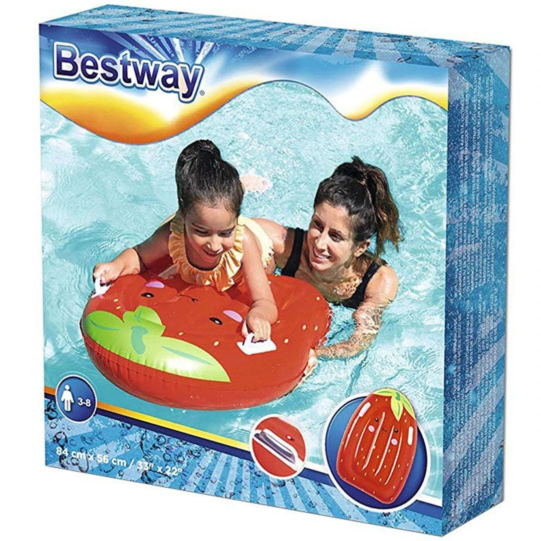 BESTWAY pripučiamas plaustas Surf Buddy 84cm x 56cm, assort., 42049