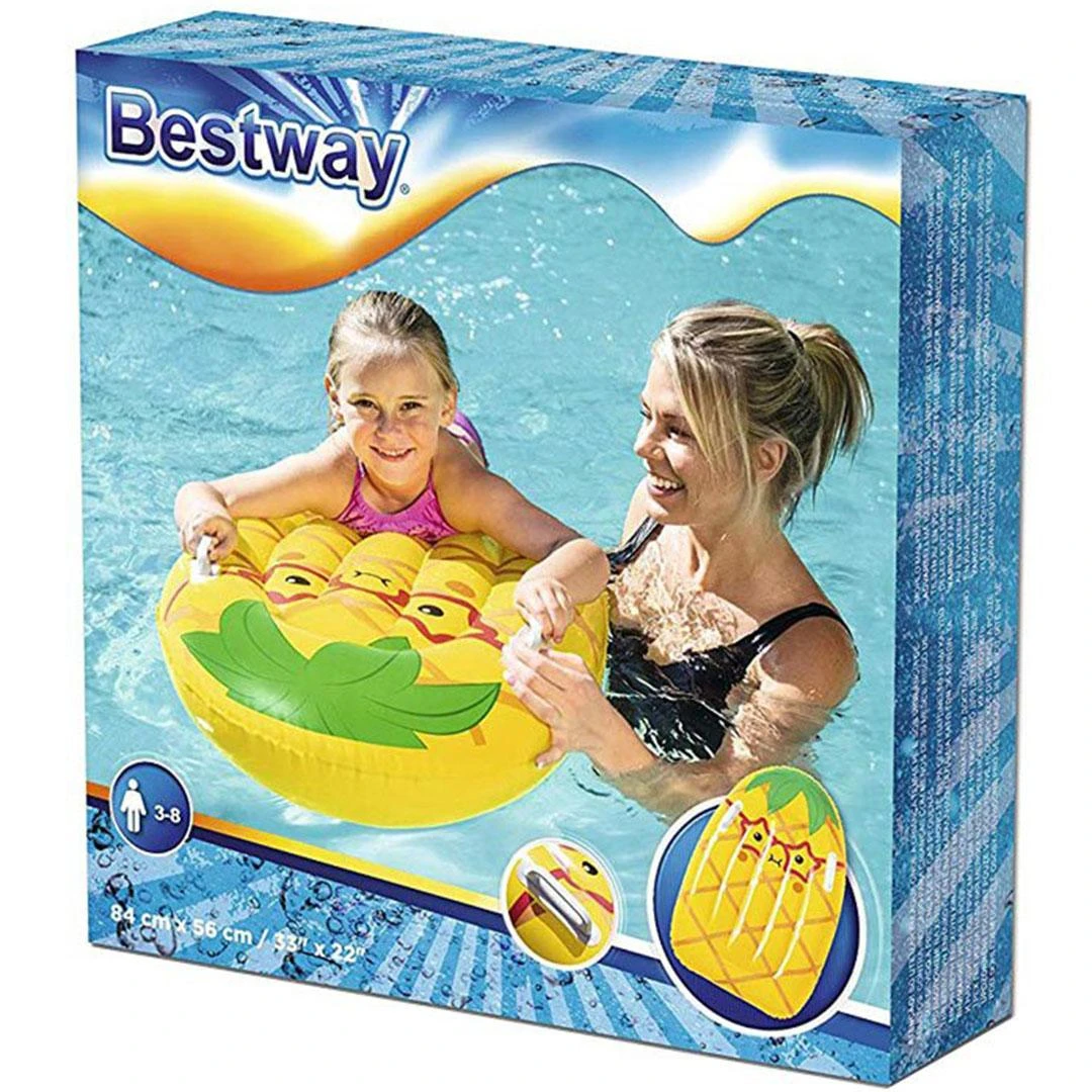 BESTWAY pripučiamas plaustas Surf Buddy 84cm x 56cm, assort., 42049