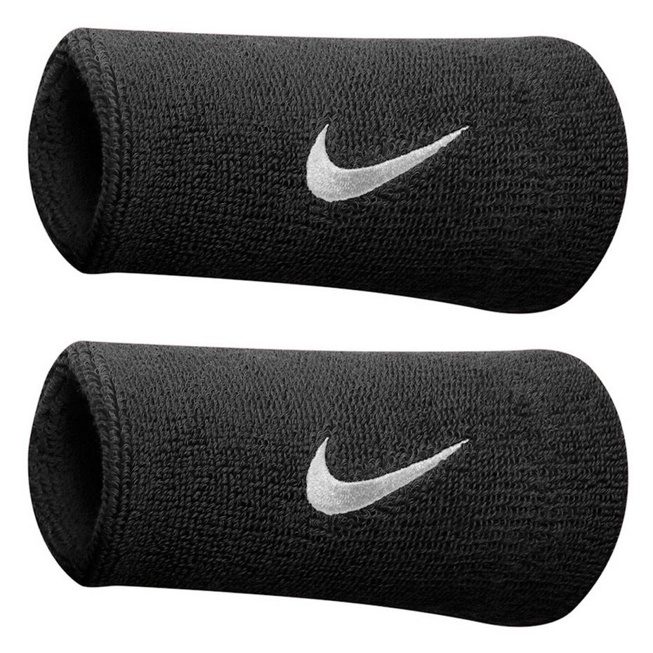 Riešinės sportui plačios Nike Swoosh Doublewide juodos 2vnt. NNN05010 |  Varle.lt