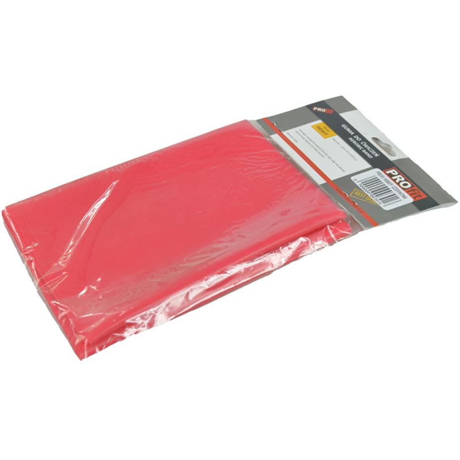 Pasipriešinimo guma Profit 120*15*0,55 cm, raudona DK 2227