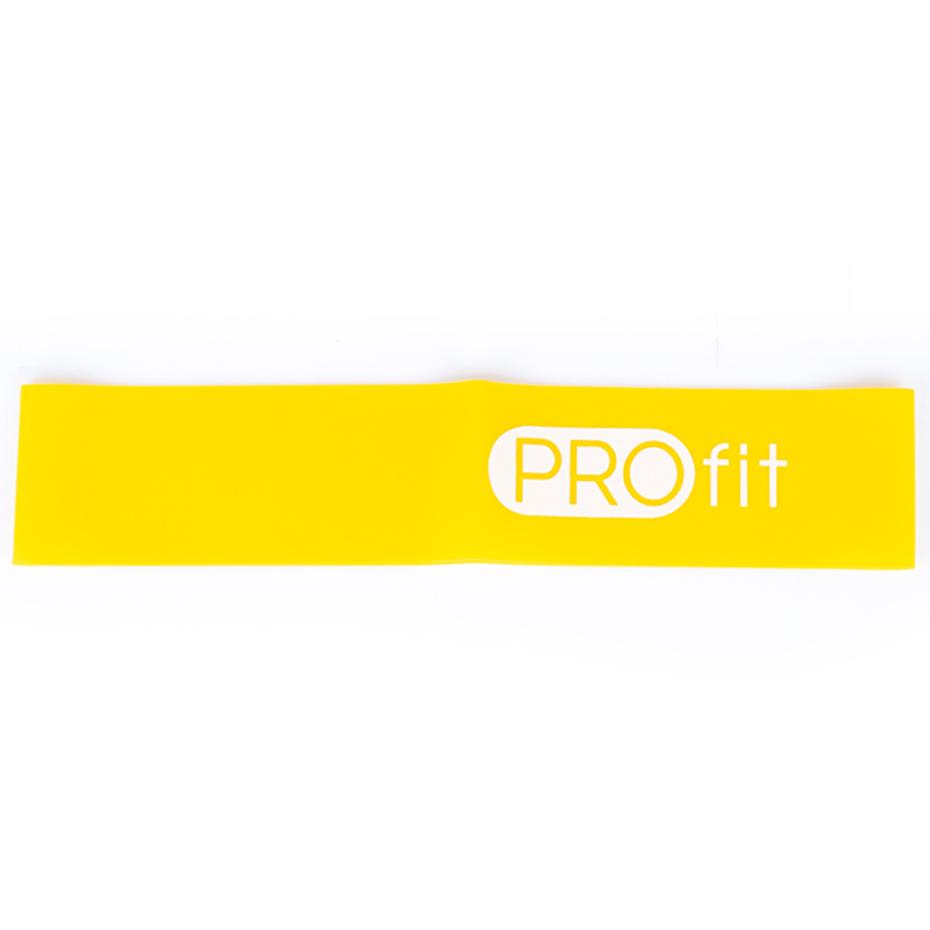 Profit Mini Band 50cm x 5cm x 0,5mm geltona guma