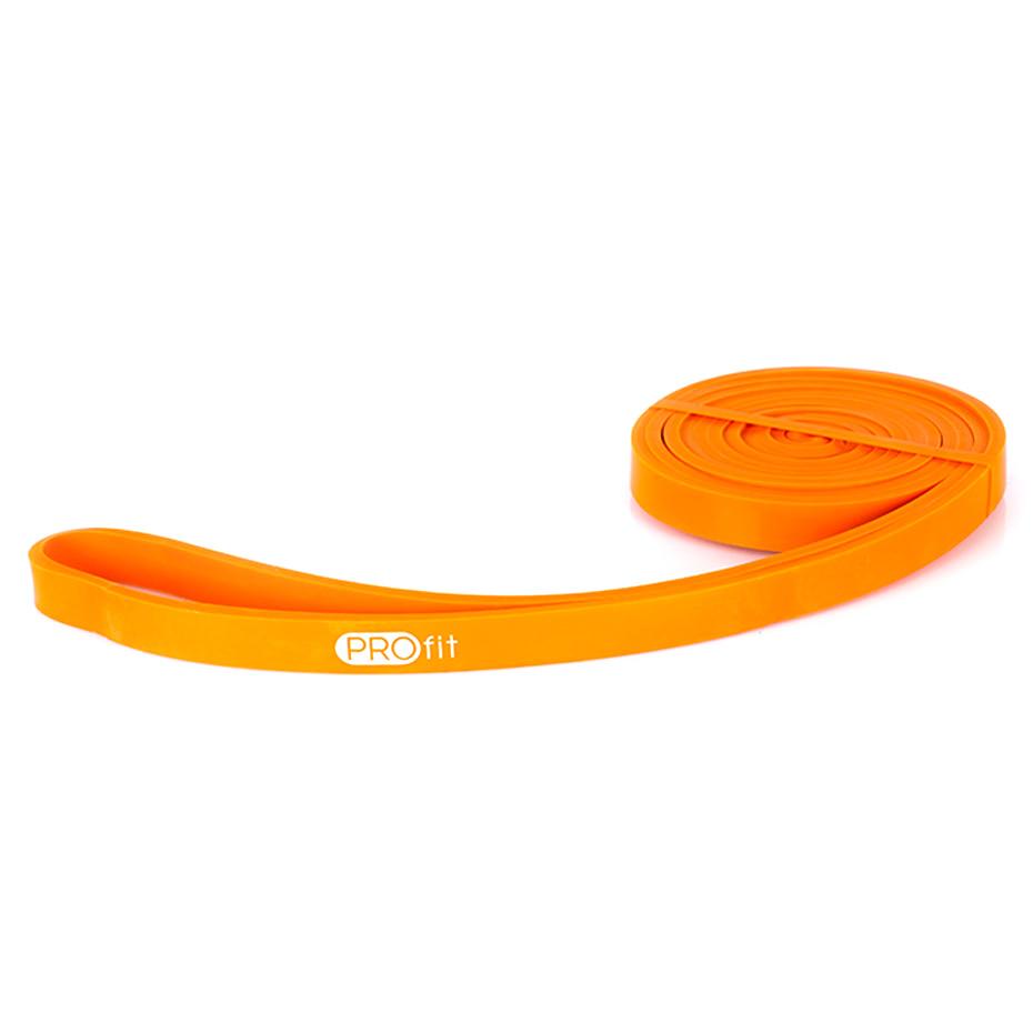 Pasipriešinimo guma Profit Power Band, oranžinė, 208x0,45x1,3 cm SL2607