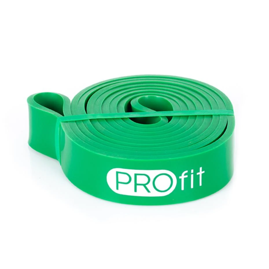 Pasipriešinimo guma Profit Power Band, žalia, 208x0,45x2,9 cm SL2607