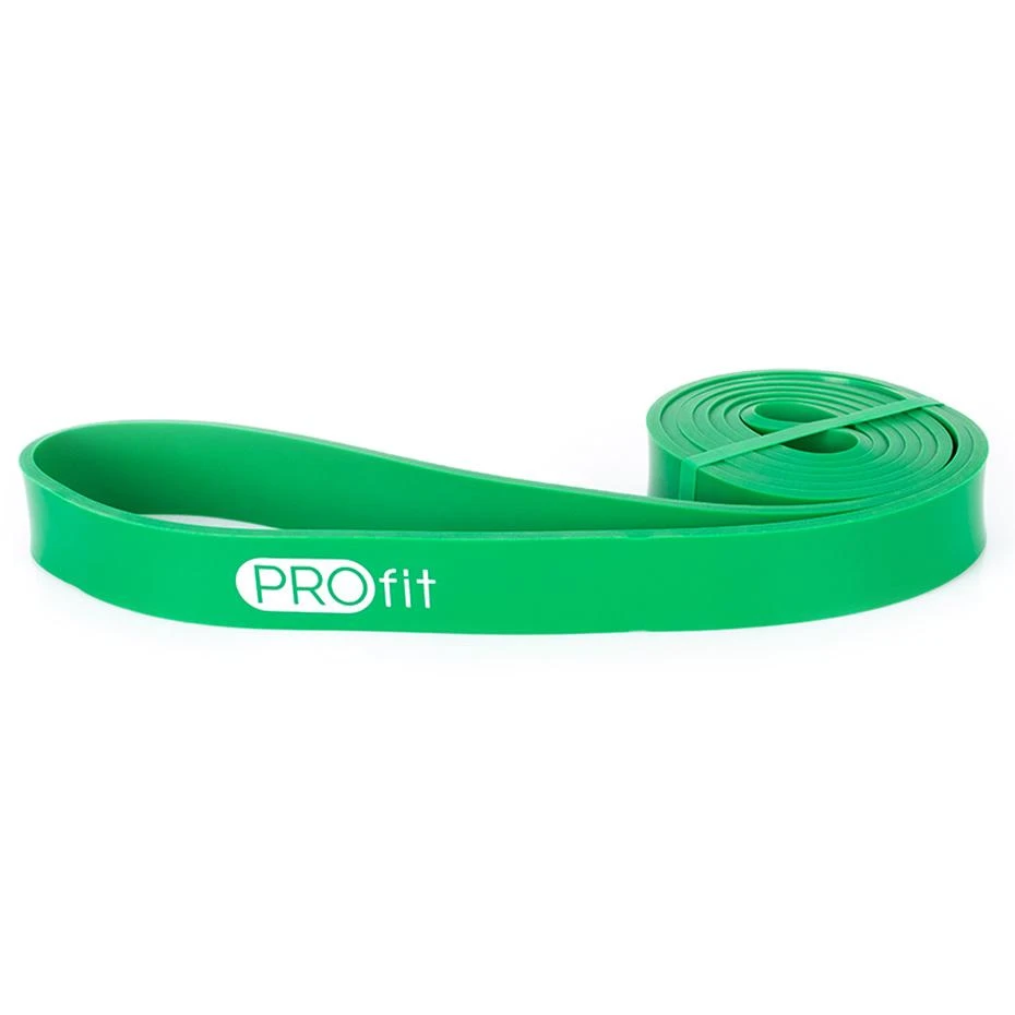 Pasipriešinimo guma Profit Power Band, žalia, 208x0,45x2,9 cm SL2607