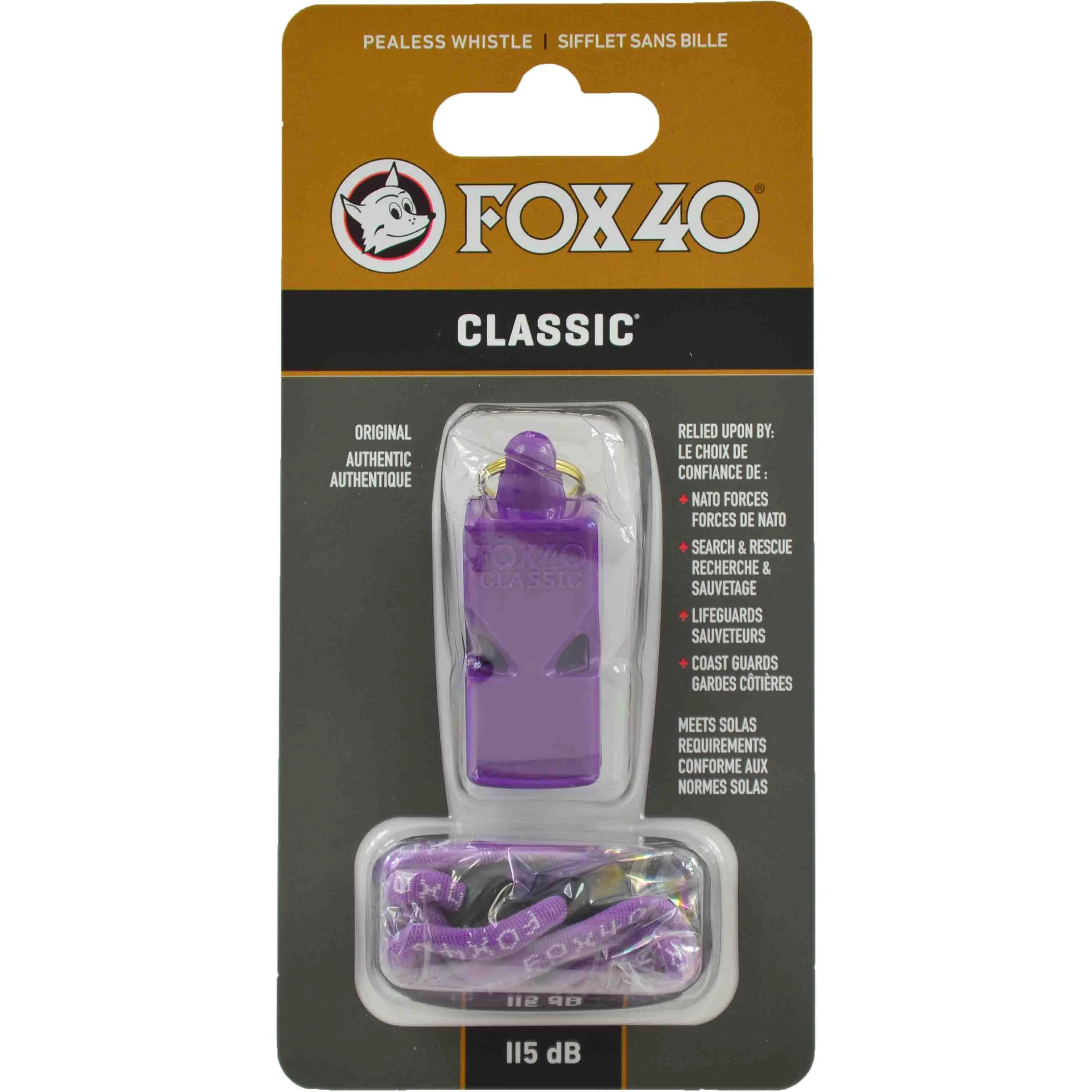Fox40 Švilpukas Fox 40 Classic violetinė su virvute 9903-0808