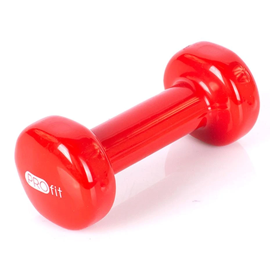 Profit vinilinė hantelė 1kg, raudona