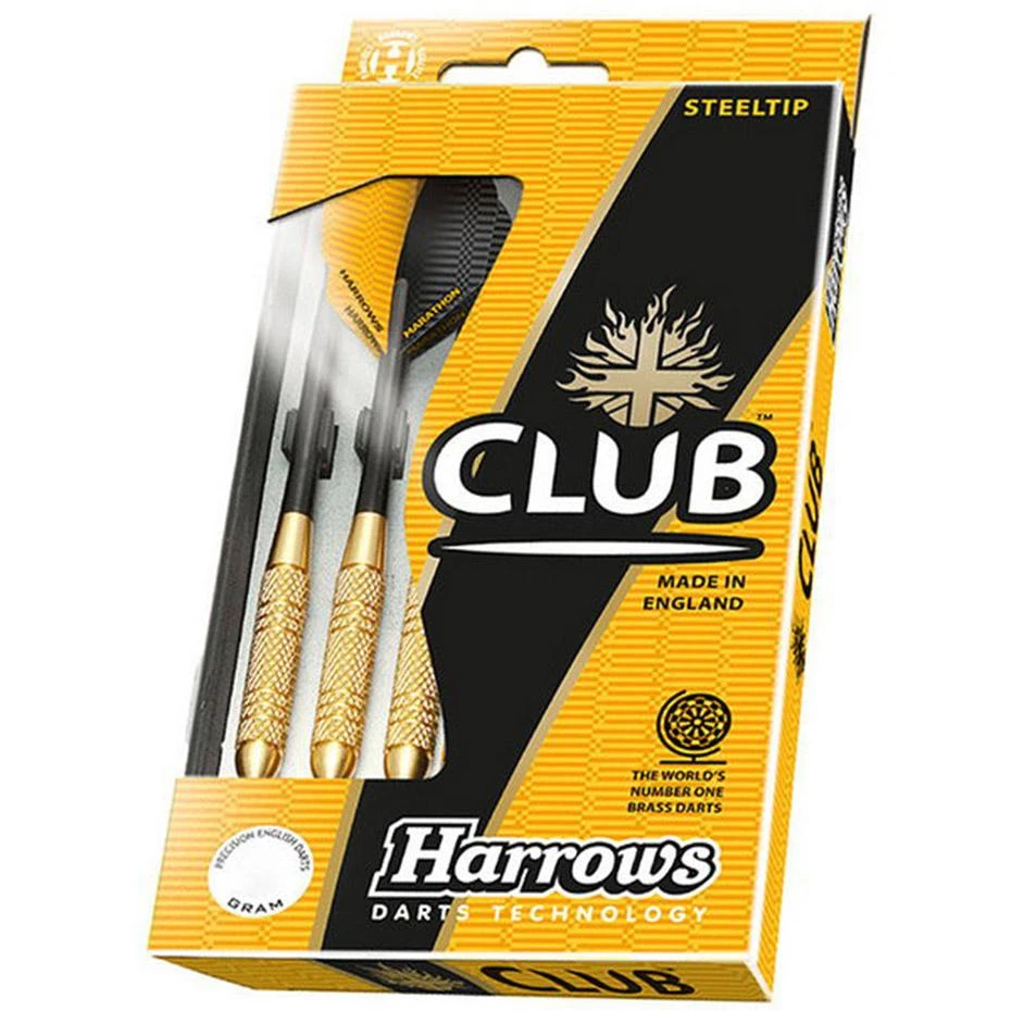 Harrows Smiginio strėlytės plieno antgalis CLUB BRASS 3x26gR