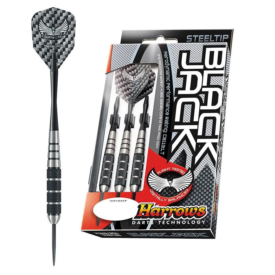 Harrows Darts Juodas JACK 9176 3x22gK