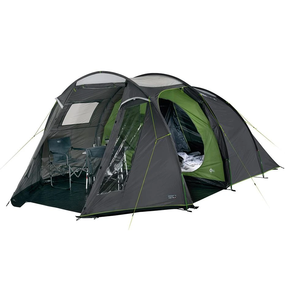 High Peak Ancona 5.0 palapinė, Pilka / žalia (10249)