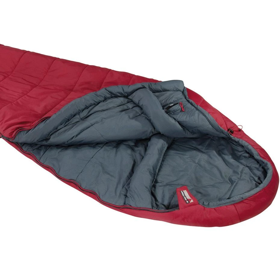 High Peak Hyperion 1M miegmaišis 210x80x50 cm melsvai pilkas / bordo (23363)