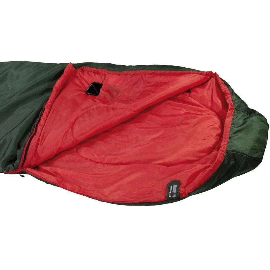High Peak Lite Pak 1200 miegmaišis 225x80x50 cm žaliai raudona 23263