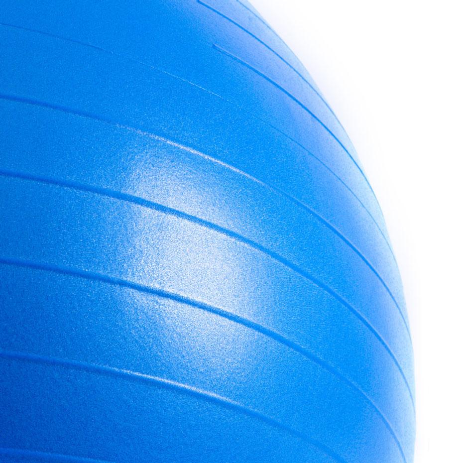 Spokey FITBALL III Gimnastikos kamuolys, Neslystantis, Apsaugos nuo sprogimo sistema, 65 cm, 300 kg, Mėlyna, PVC