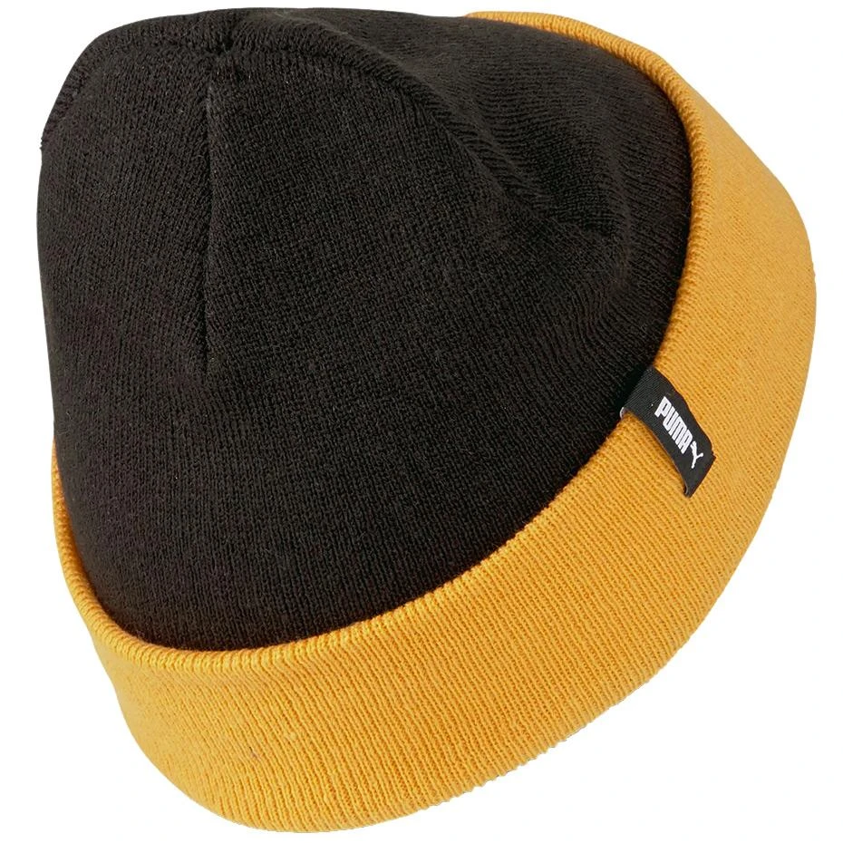 Kepurė Czapka vaikams Puma Animal Classic Cuff Beanie Kids geltona ir-juoda 23456 01 (Kids)