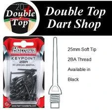 Antgaliai Softips Harrows Atsarginis Keypoint 30vnt