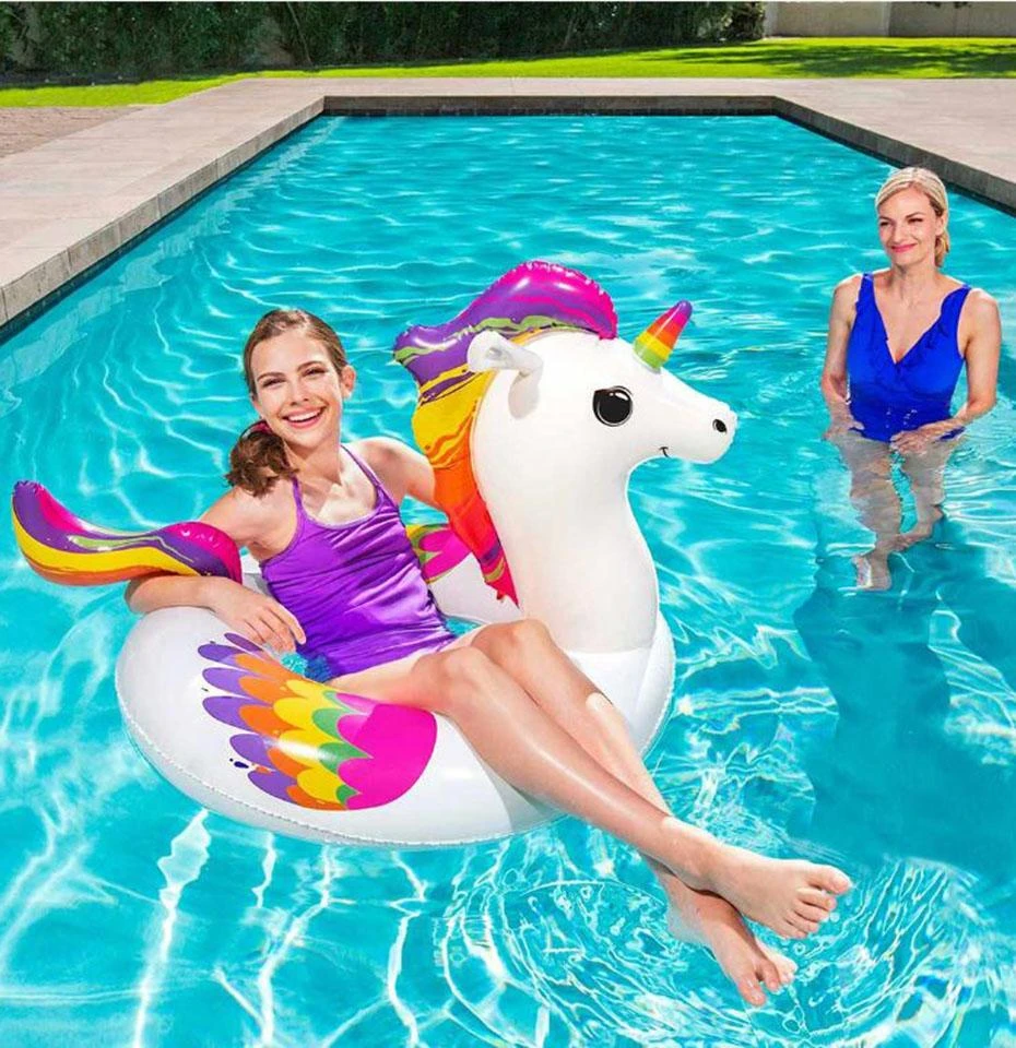 BESTWAY plaukimo ratas Fantasy Unicorn 119cm x 91cm., 36159