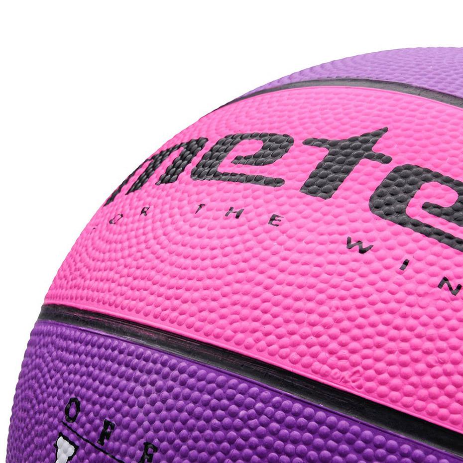 Krepšinio Kamuolys METEOR Layup #4, Rožinis