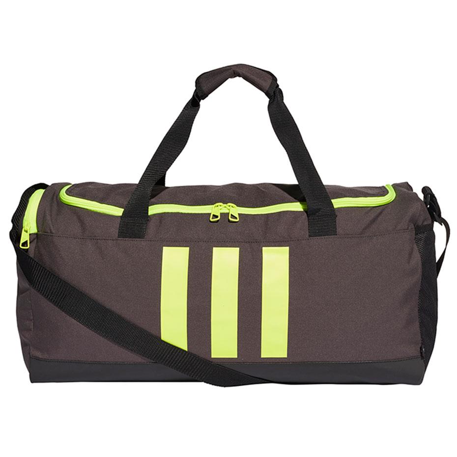 Adidas Essentials 3- Stripes Duffel M GN2047 sportinis krepšys (88343)  (Pilkai žalia spalva) | Varle.lt