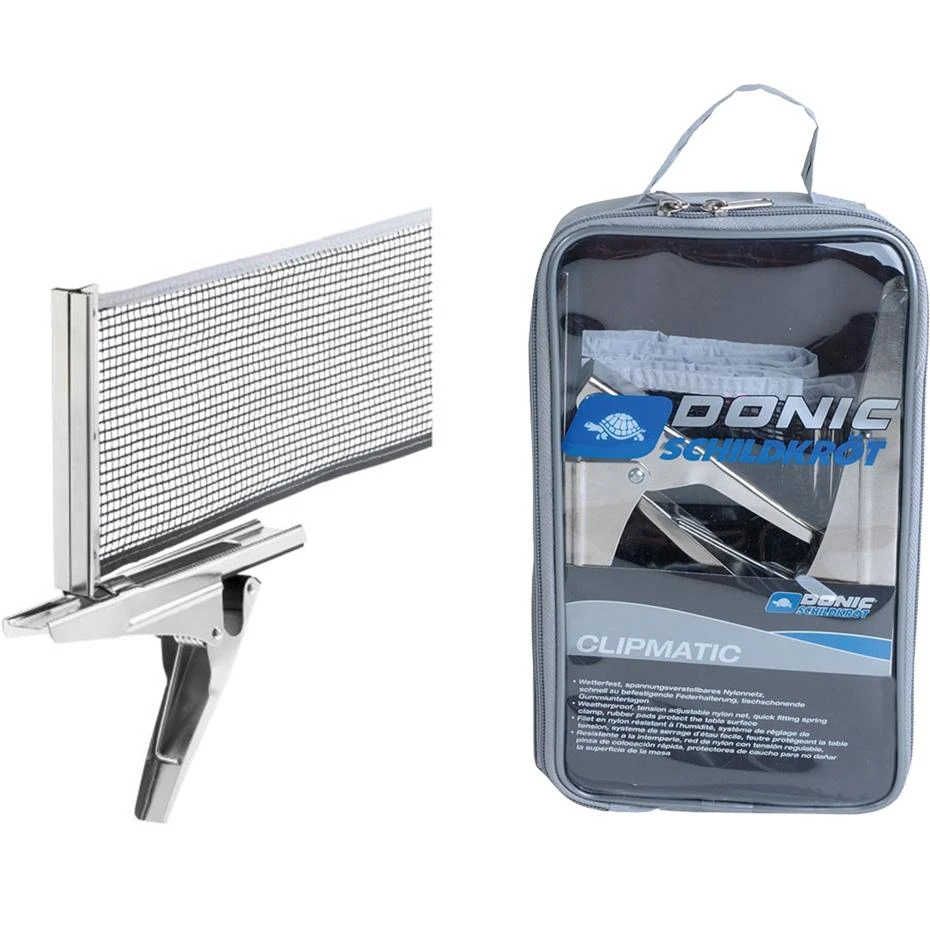 Stalo teniso laikiklis su tinkleliu Donic Clipmatic 808335