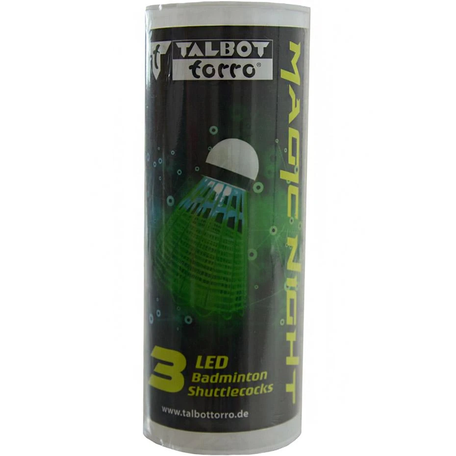Badmintono plunksniukai Talbot Torro Magic Night, Led, 479123