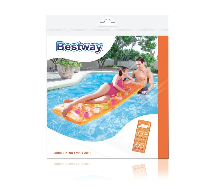 Bestway 43040 plūduriuojantis gaminys baseinui / paplūdimiui Mėlyna, Oranžinė Plūduriuojantis čiužinys Vinilas