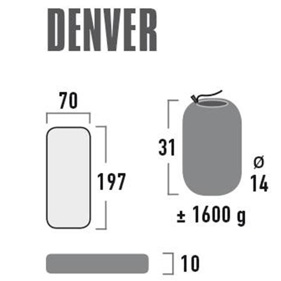 Čiužinys High Peak Denver 197x70x10 41027