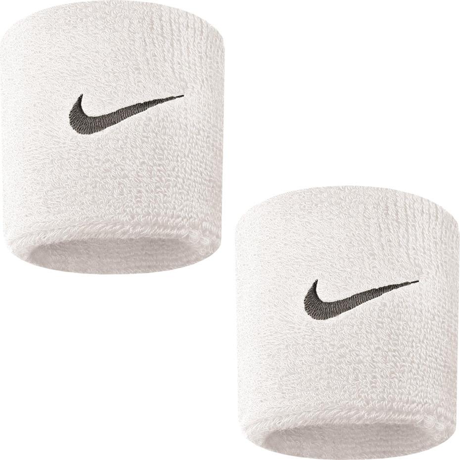 Nike Football Riešinės sportui Nike Swoosh baltos 2vnt. NN04101