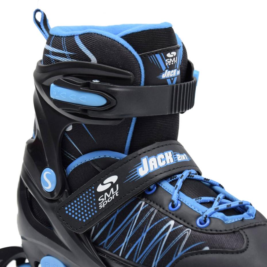 Riedučiai, pačiūžos SMJ Sport, juodi