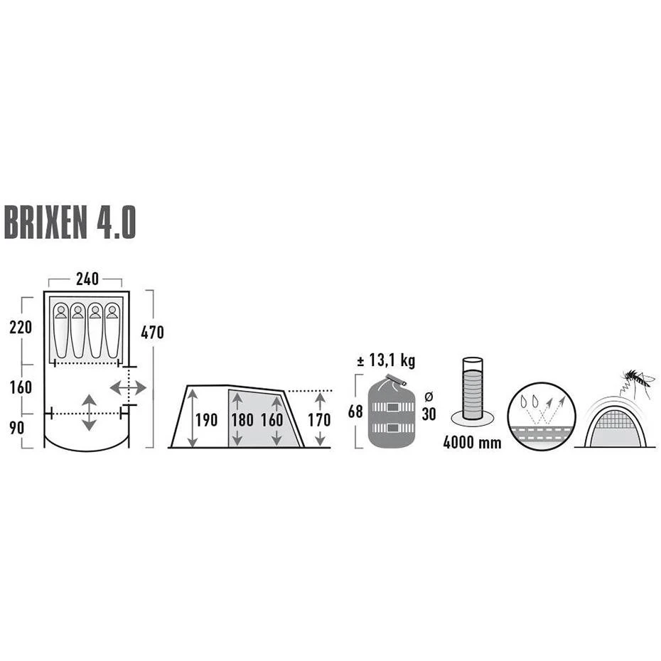 High Peak Brixen 4.0 palapinė (11815)