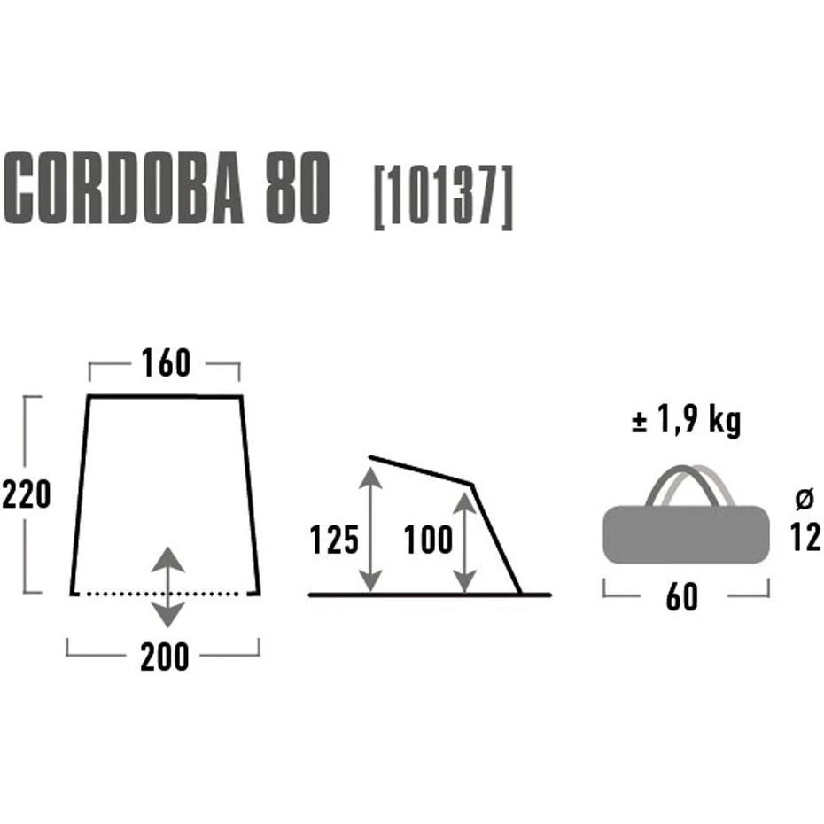 Pavėsinė High Peak Cordoba 80 10137