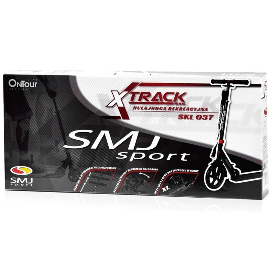 Dviratis paspirtukas SMJ X-Track, juodas