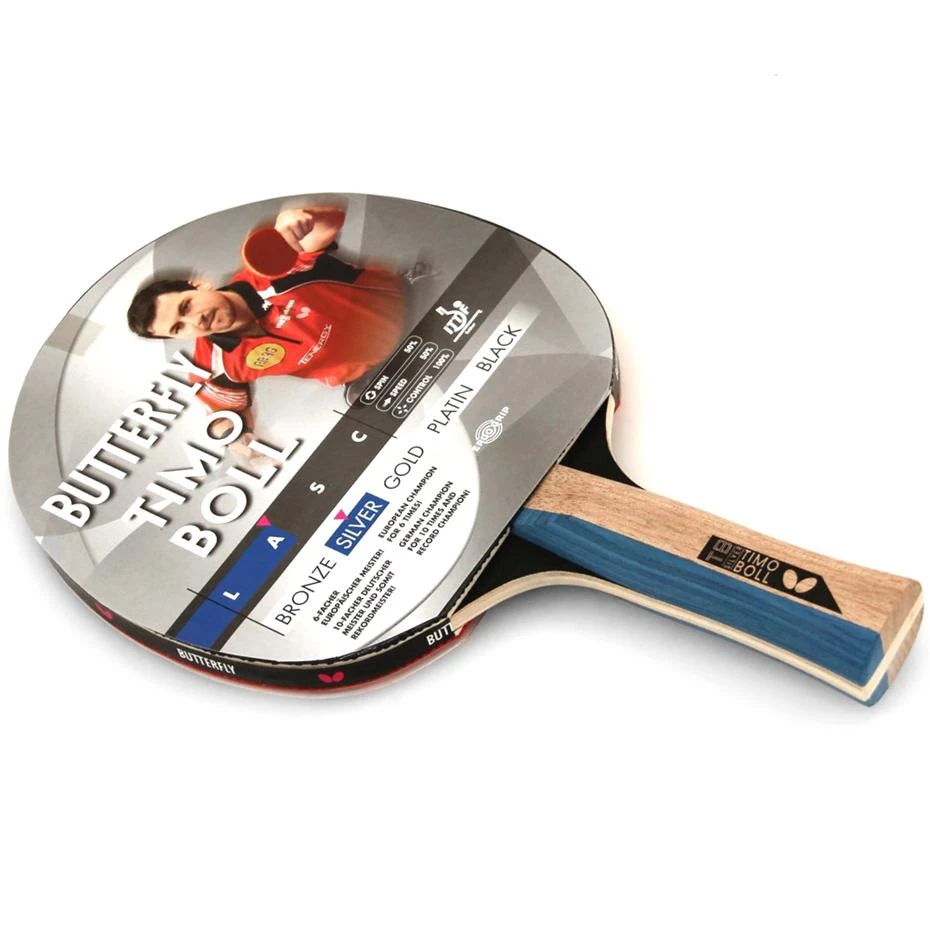 Butterfly Drugelių Timo Boll Sidabrinis 85015 stalo teniso raketė