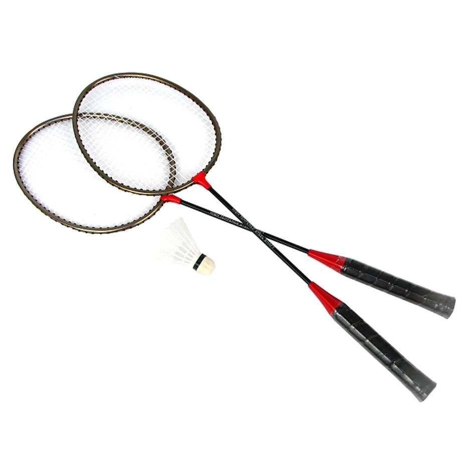 Badmintono raketės su kamuoliuku rinkinys