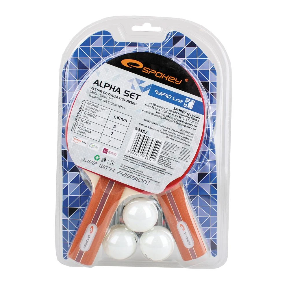 Stalo Teniso Raketės Spokey ALPHA SET