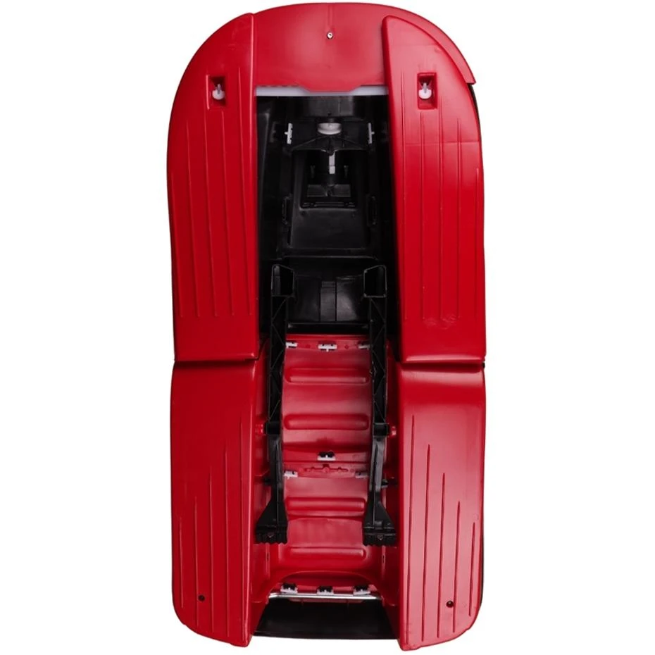 Rogutės Hamax Sno Racing juoda-raudona 505524