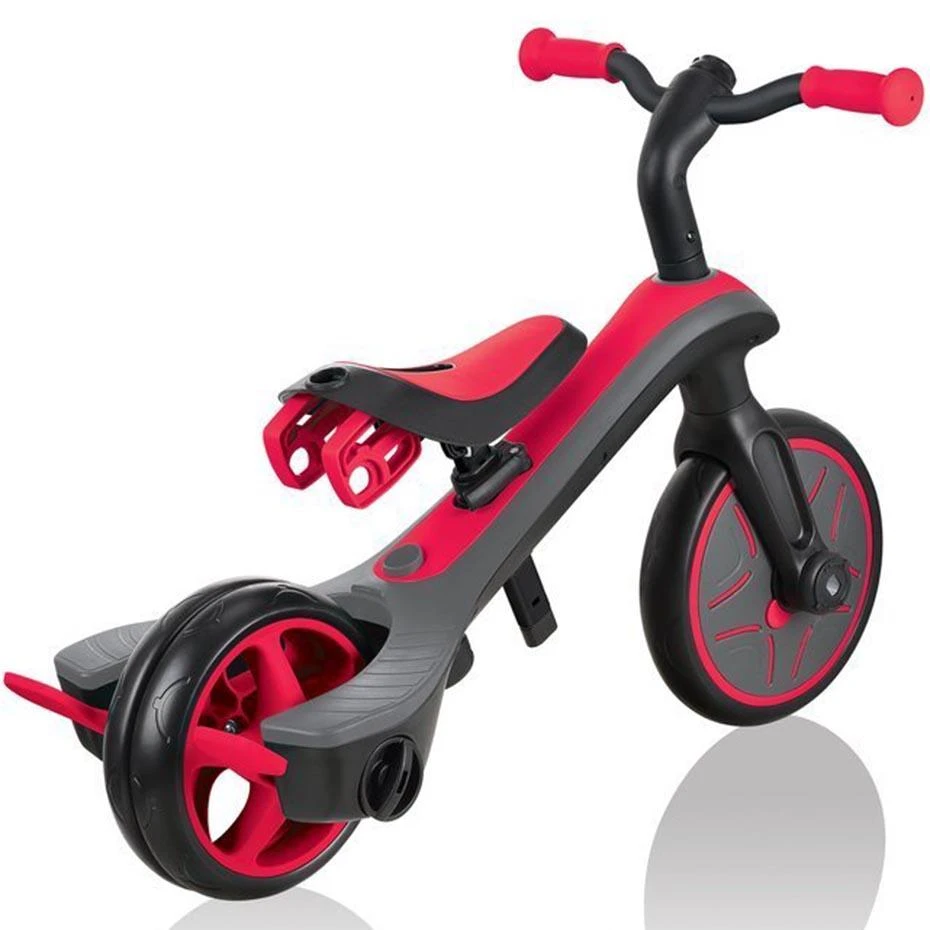 Daugiafunkcinis triratukas Globber Explorer Trike 4in1, raudonas, 632-102