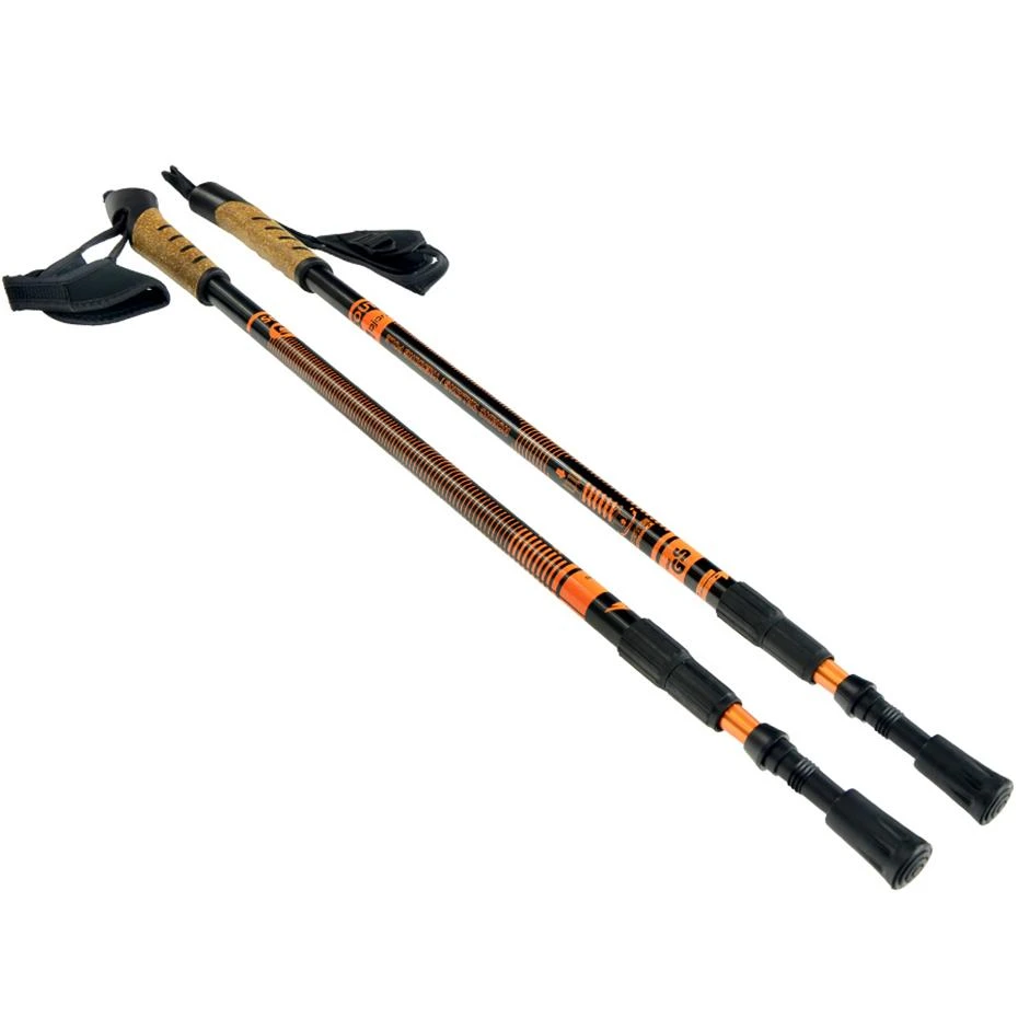 Šiaurietiško ėjimo lazdos Nordic Walking Scout Bjorn oranžinės 3 dalių