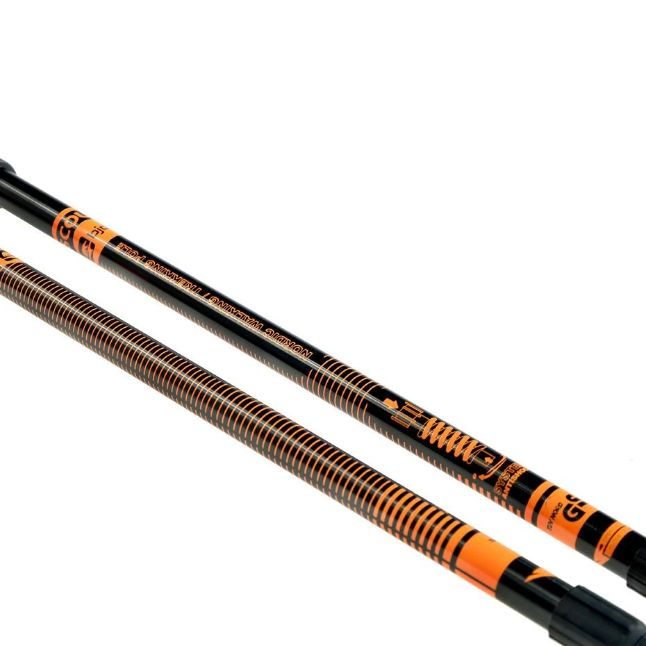 Šiaurietiško ėjimo lazdos Nordic Walking Scout Bjorn oranžinės 3 dalių