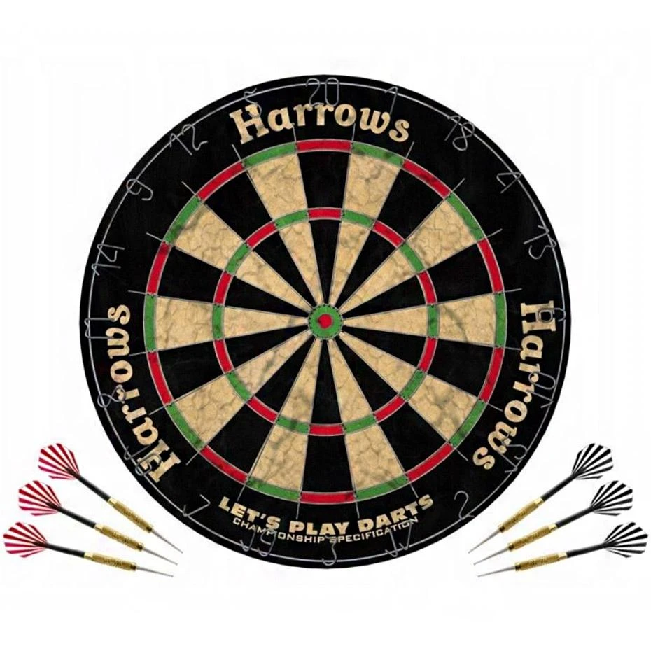 Harrows taikinys Lets Play Darts su strėlytėmis aprašymas - Prekės nuotrauka