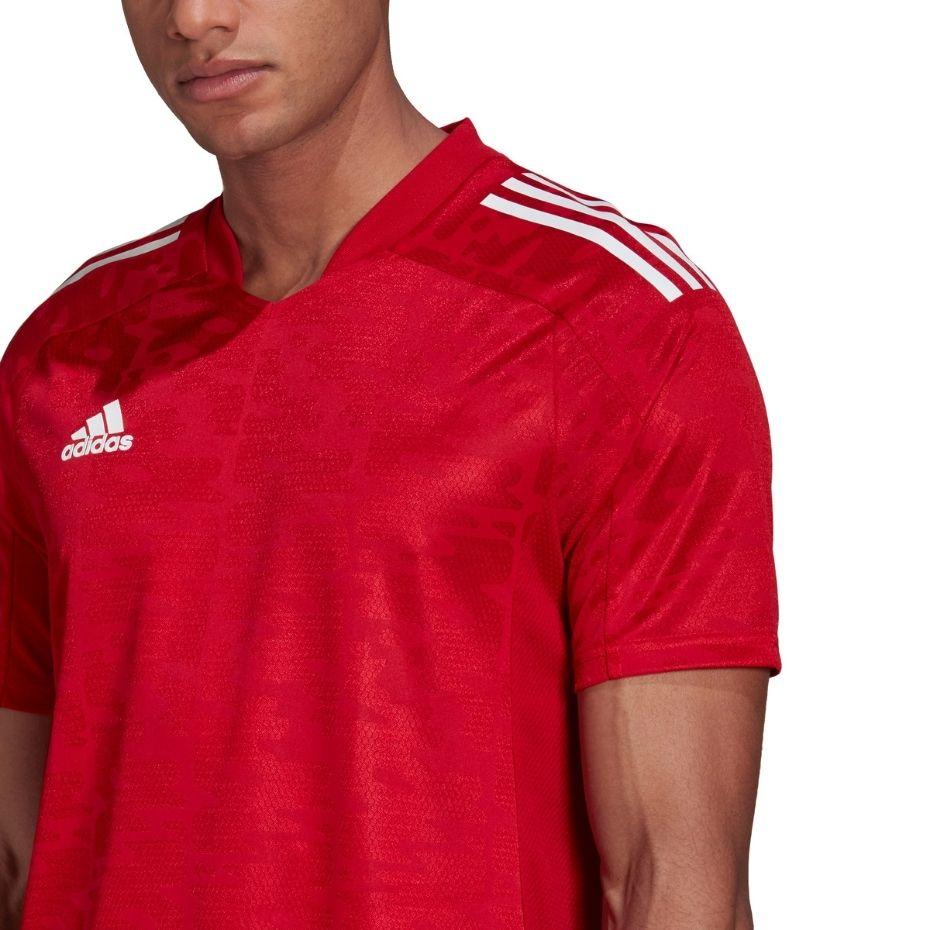Vyriški marškinėliai adidas Condivo 21 JSY raudona GJ6802 (S)