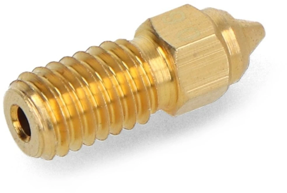 0.6 mm antgalis Elegoo Neptune 4/4 Pro 3D spausdintuvams - 1.75 mm filamentas - žalvaris