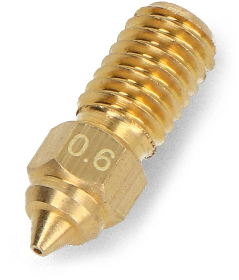 Žalvarinis 3D spausdintuvo antgalis 0.6 mm